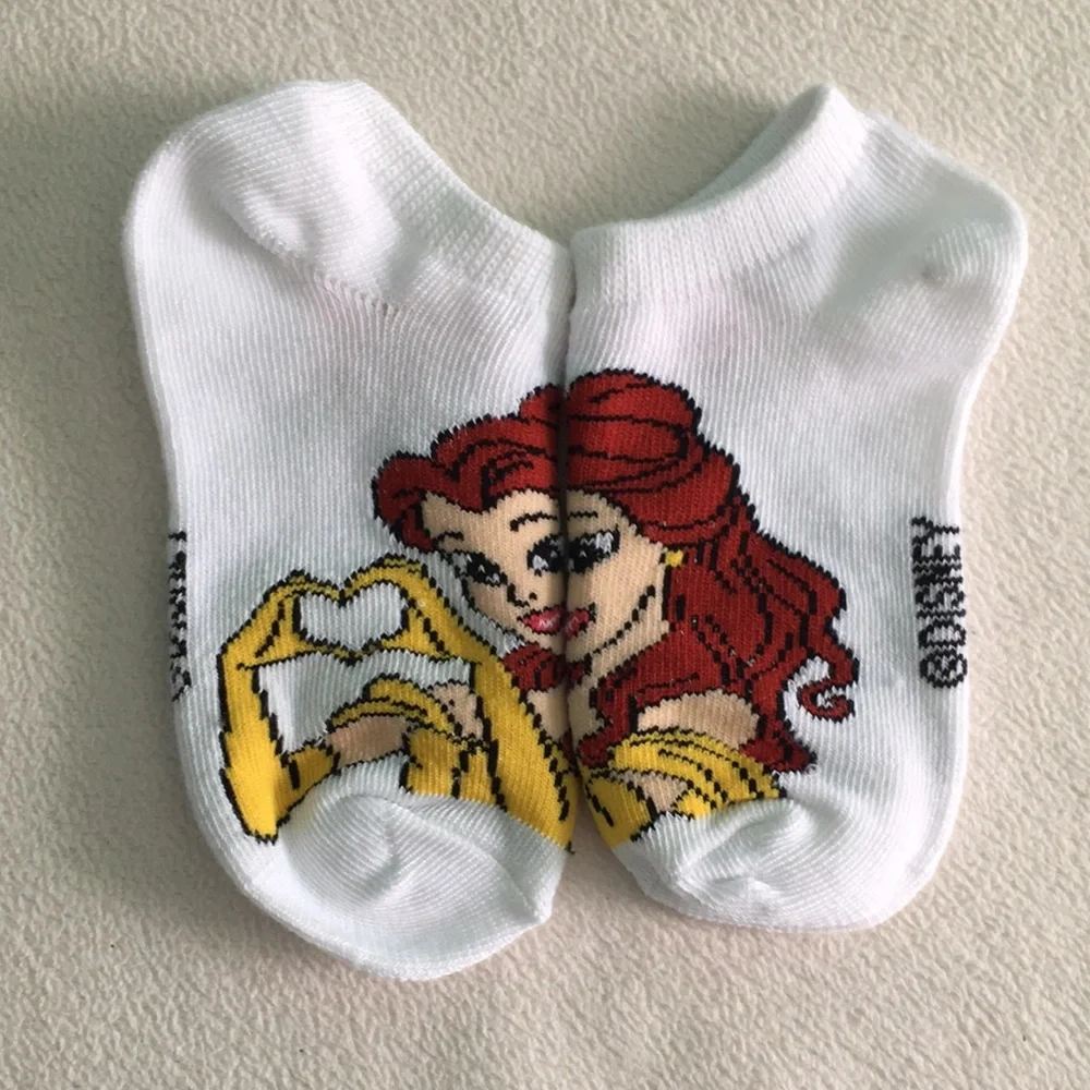 👑🌹New Disney Princess Belle Ankle Socks, Bundle and Save (see below) 🌹👑